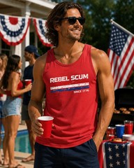Outlaw Since Funny Quote Graphic Design Tank Top