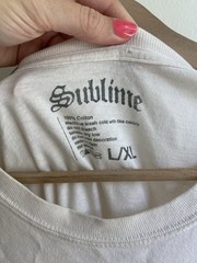 SUBLIME Long Beach Vintage T-SHIRT Sun Distressed Destroyed Size L/XL