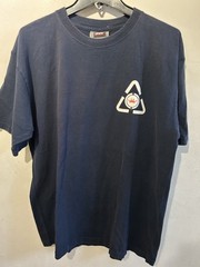 vintage JNCO industries navy blue graffiti logo shirt size XL promo Movie
