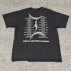 Immortal Sons Of Northern Darkness Tour 2002 Size XL Shirt Bleach Spots
