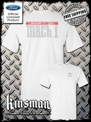 Ford Mustang 50 Years Mach 1 T-Shirt 2-Sided – Official Licensed Product
