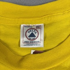 Delta Pro Weight T-Shirt Men’s XXL Yellow Miller Time Beer Promo Spellout