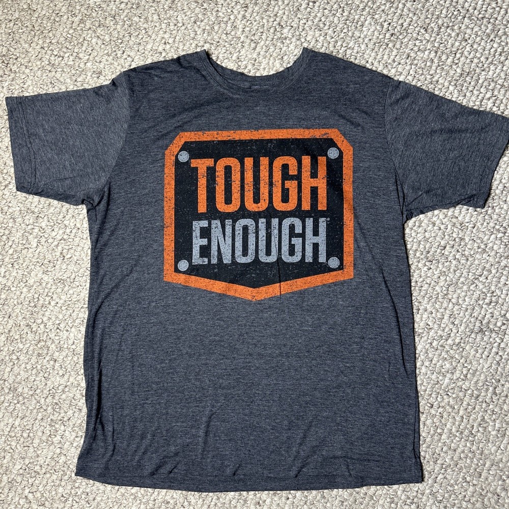 WWE Tough Enough T Shirt Men’s XL Gray Wrestling Graphic Print