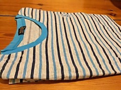 Sailor Anchor Summer Striped T Shirt Size M