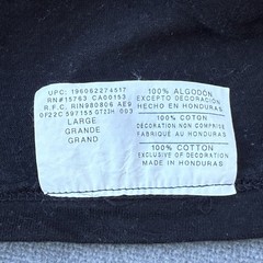 Champion Classic Jersey Script T-Shirt Size L Sport Tee Black