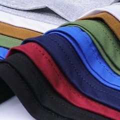 7 Colors Slim Man’s T-shirt Short Sleeve Streetwear Gym Clothing Tee Top Plain R