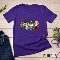 Kamala Harris Vintage Floral Feminine First Female President Unisex T-shirt