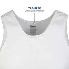 Gildan Men’s A-Shirt Tanks, Multipack, Style G1104, White Tank Tops