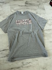 Men’s America Matco Tools T Shirt Size Large Grey And White