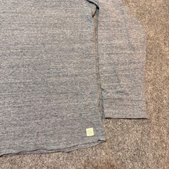Marine Layer Shirt Mens Large Blue Henley Long Sleeve E-Spun Casual
