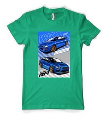 Japanese WRX Supercar Sport Classic Custom Car Personalised Unisex Adult T Shirt
