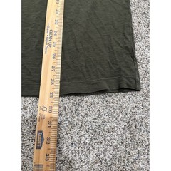Jean Shop Henry Henley Shirt Mens XL Olive Green Long Sleeve Cotton