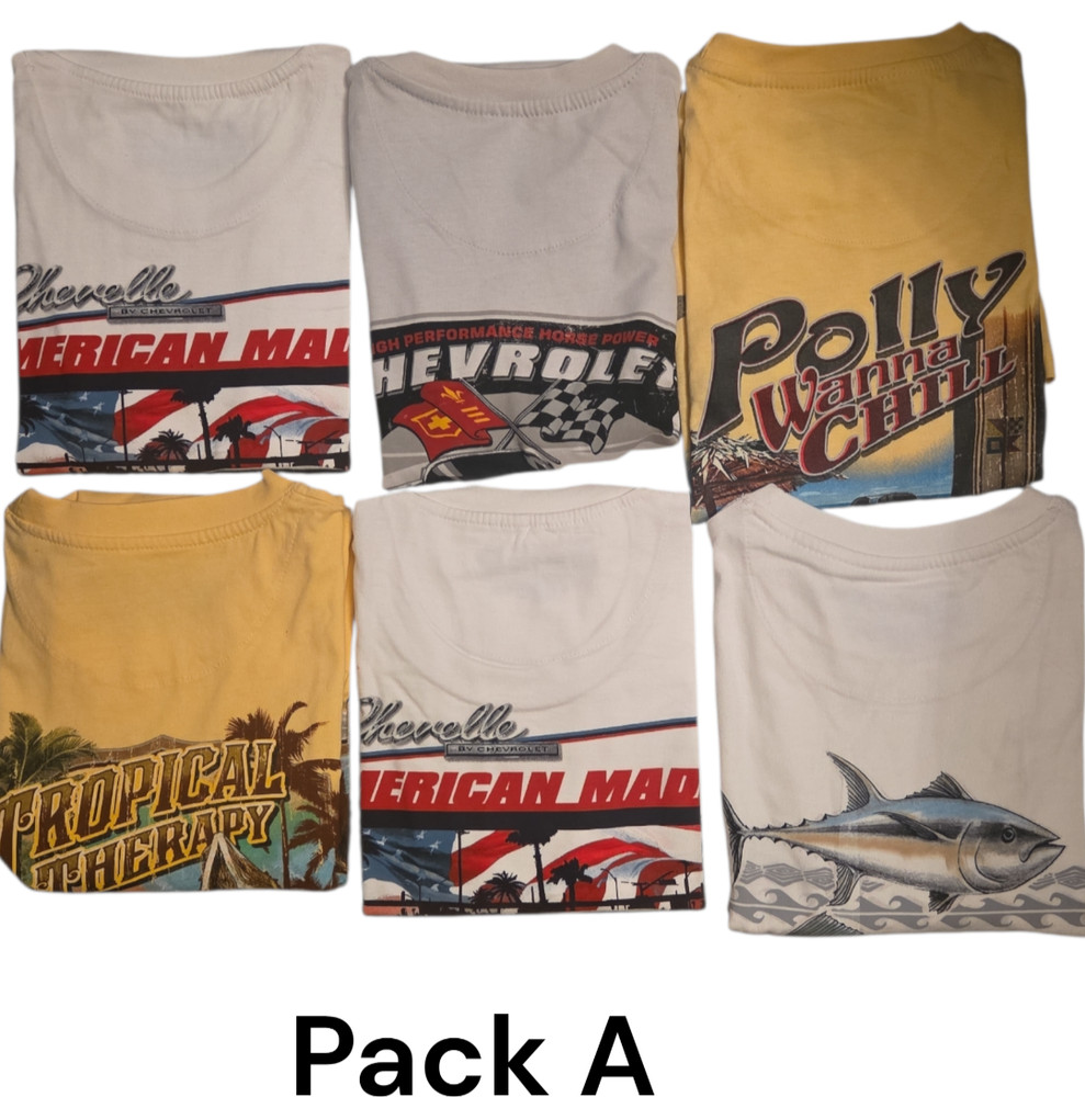 Men’s t Shirt -NEWPORT BLUE- 2nd Quality-Bundle of 6 –