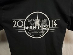 2014 Formal Delta Phi Epsilon Adult Small Black TShirt