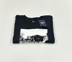 Reebok Men’s Regular Fit Short Sleeve Graphic T-Shirt, Black, Size M