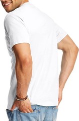 Hanes Men’s Beefy-t Pocket, Heavyweight Cotton Pocket Tee for Men, Full-Cut T-Sh