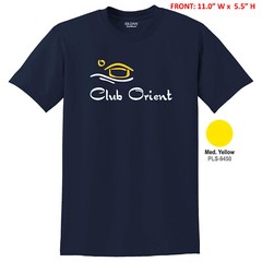 Club Orient T-shirt – Adult S-3X – Choose from 5 Shirt Color Options NEW!