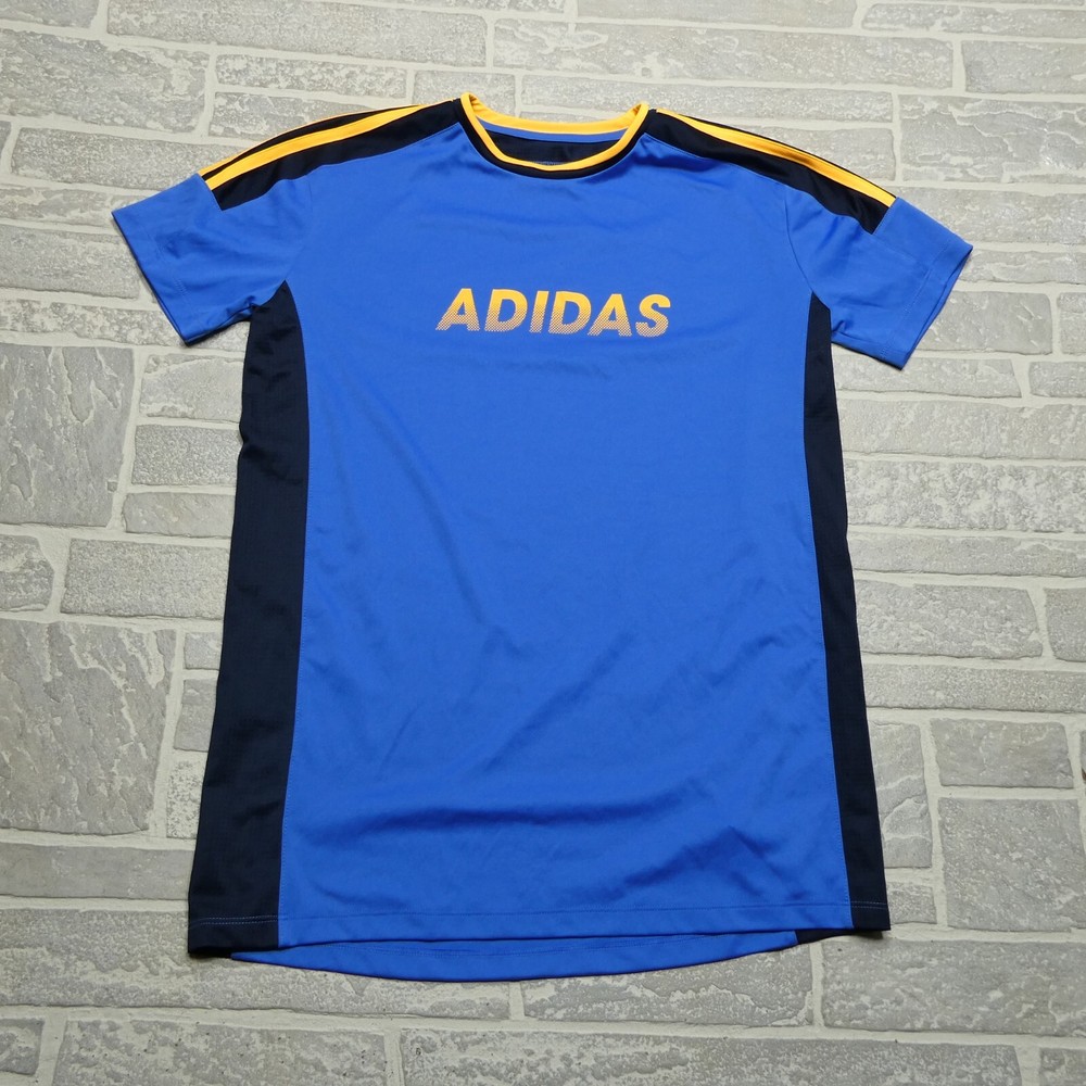 Adidas Climacool Jersey Shirt Youth Teen Size XL (18/20) Blue Vented
