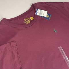Polo Ralph Lauren Performance Jersey Short Sleeve T-Shirt XLT Burgundy NWT