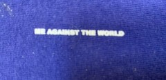 Tupac 29598 Men’s Purple “Me Against The World” Graphic Tee On 2Pac Label Sz L