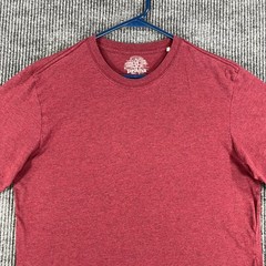 prAna Shirt Mens Large Red Short Sleeve Casual Comfort Outdoors Hiking