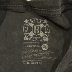 Howitzer Clothing Men’s Black Double-Sided Logo Graphic Crew Neck T-Shirt XL