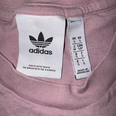 (Size S) Adidas Originals Mens Pink Trefoil Essentials Short Sleeve T-Shirt