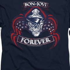 Bon Jovi Forever Skull Licensed Adult Unisex Long Sleeve T-Shirt SM-3X