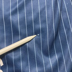 PlayStation Katakana Kanji Baseball Jersey Official License Navy Pinstripe XL