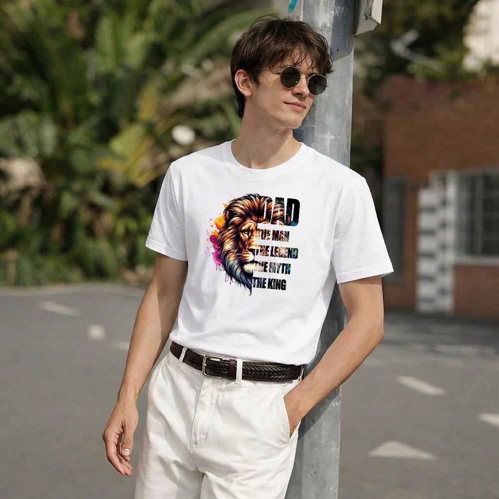 Father’s Day Printed Men’s T-Shirt | Premium USA Printed Cotton Graphic Tee