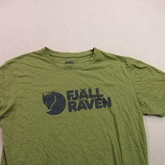 Fjall Raven Shirt Mens Medium Short Sleeve Crew Neck Outdoors Lightweight Green