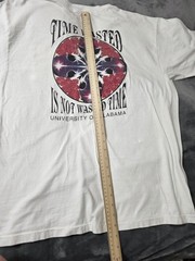Vintage Sigma Delta Tau Shirt Mens XL White Univ Alabama Time Wasted 1994 Tee