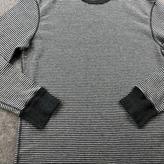 Levis Shirt Men 2XL Gray Striped Crewneck Long Sleeve Casual Outdoors