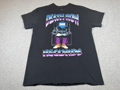 Death Row Records Shirt Adult Black Medium Recording Company Rap Hip Hop Music