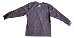 Costa Del Mar T-Shirt Top Men’s Size Large L Long Sleeve Logo 100% Cotton Gray