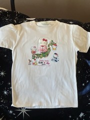 SANRIO HELLO KITTY VINTAGE WHITE TEE TOKOYO JAPAN 2004 NEW PAT.3038514&P