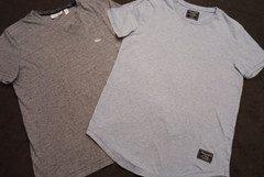 Lot Of 10 Sm Name Brand Solid Mixed T Shirt Lot American Eagle Banana Lacoste