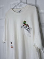 Marvin the martian/daffy Duck tshirt size XXL 90’s Looney Tunes