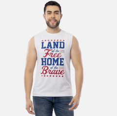 Way to Celebrate Men’s 4th of July Muscle Tank (Medium)
