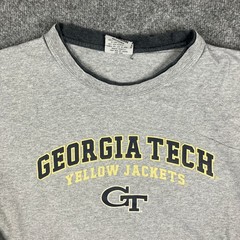 Colosseum T-Shirt Mens Size XXL Gray Georgia Tech Layered Sleeve College Tee