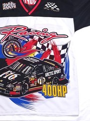 Vtg 90s Arctic ASG Arctic Sport Racing Jersey Shirt Mens XL AOP Drag Car 400 HP