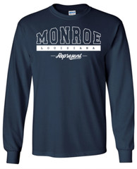 Monroe Louisiana T-Shirt Long Sleeve Graphic tee