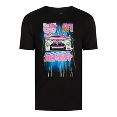 NEW Hello Kitty Men’s Graphic Tee Tokyo Speed Sz 2XL 50-52 Black Sanrio T-Shirt