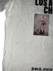 Beyonce CCT Official Tour Tee XL White Cowboy Carter Tour 2025 Merch NEW *spots