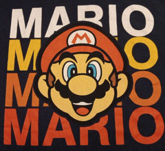 2022 Men’s 3XLT Super Mario Blue Mario Head Graphic Video Game Collector T Shirt