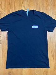 FACEBOOK Artificial Intelligence logo EMPLOYEE T-SHIRT Black Medium Poke Meta AI