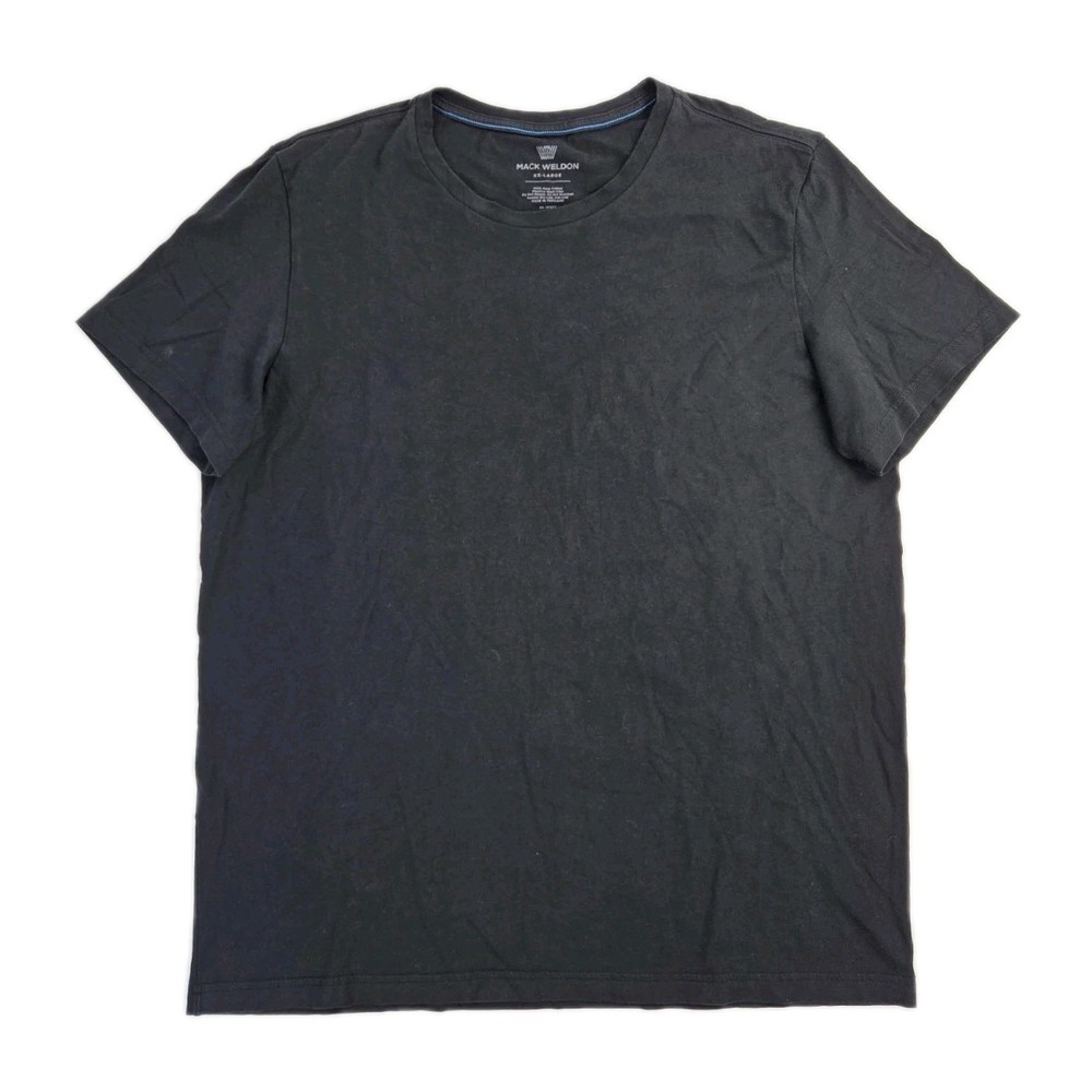 Mack Weldon 100% Pima Cotton Black Short Sleeve T-Shirt Mens XXL Casual Modern