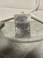 VTG Fruit of the Loom Gray T-Shirt Size Large “NYC” New York City Embroidered