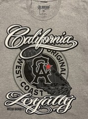 WEIV GEAR Gray California Loyalty T-shirt Urban Athleisure Men’s Size M