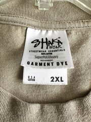 Shaka Wear Super Max Heavyweight Tan Camo Calvary Youth Vintage T-Shirt Men 2XL